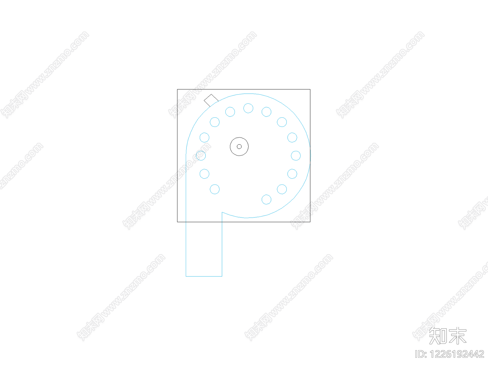 卫浴设施cad施工图下载【ID:1226192442】