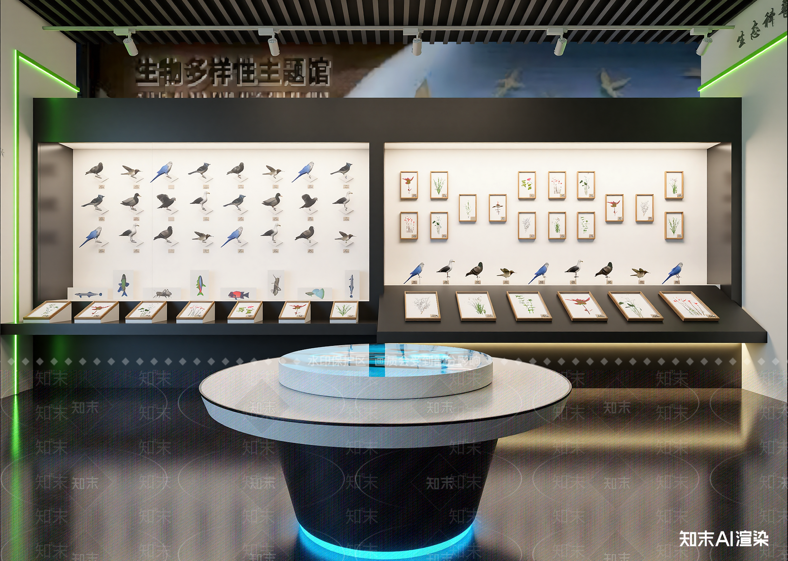 现代科学展厅3D模型下载【ID:1214304493】