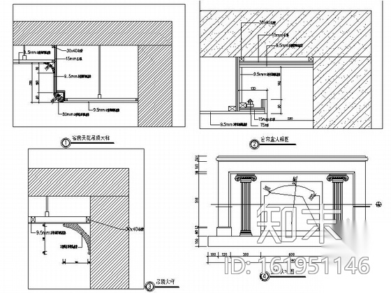 [成都]高档四星级花园酒店总统套房施工图cad施工图下载【ID:161951146】