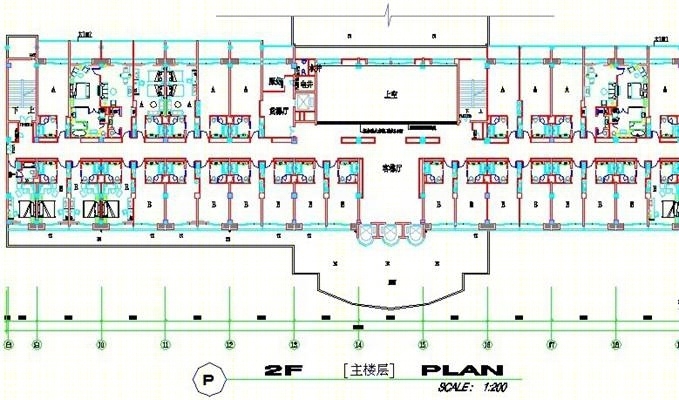滨江国际会议中心cad施工图下载【ID:36947263】