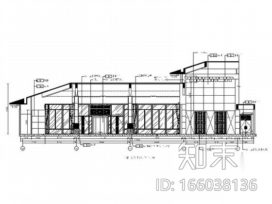 [青岛]度假酒店新中式风格大堂装修施工图（含效果）cad施工图下载【ID:166038136】