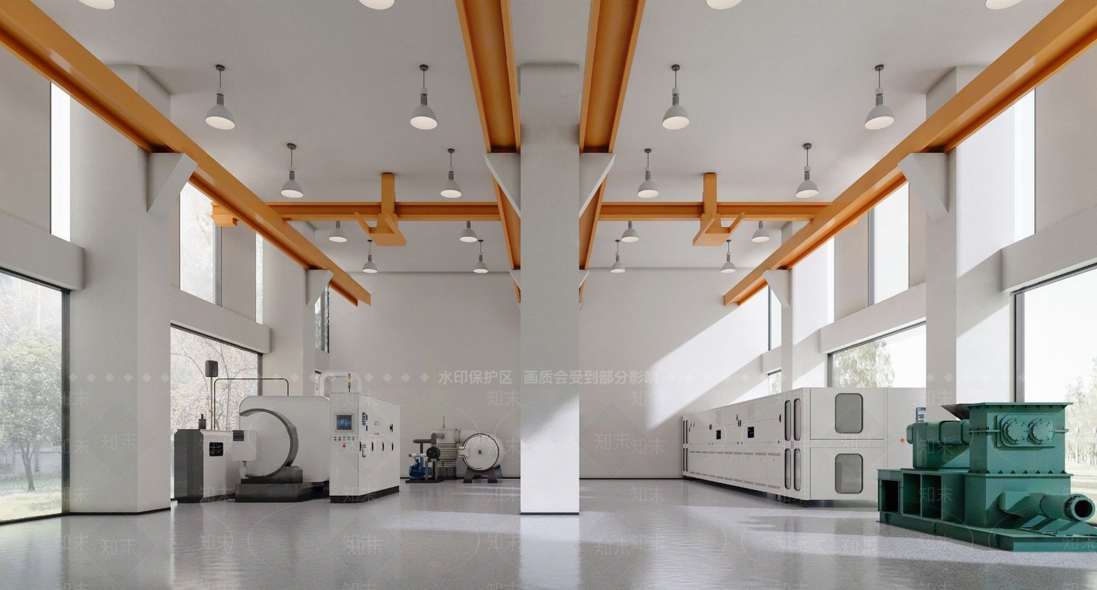 现代工厂材料实验室3D模型下载【ID:1100529831】