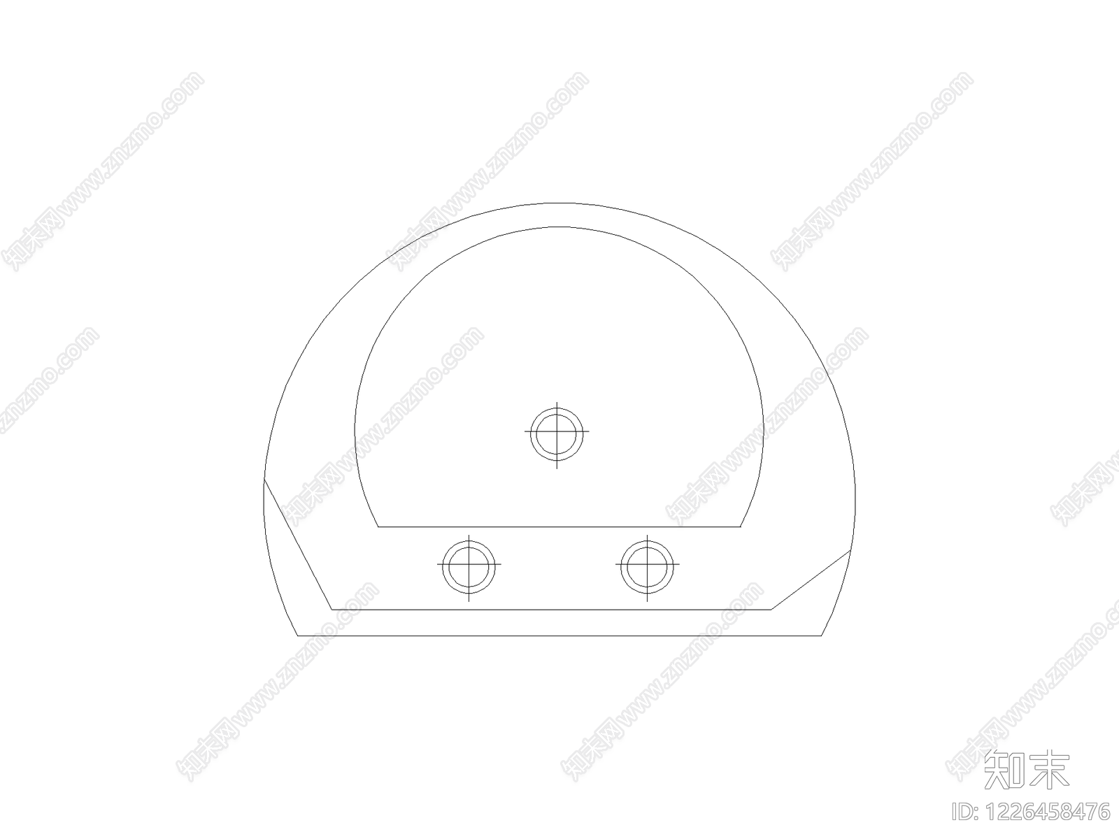 装饰线条cad施工图下载【ID:1226458476】