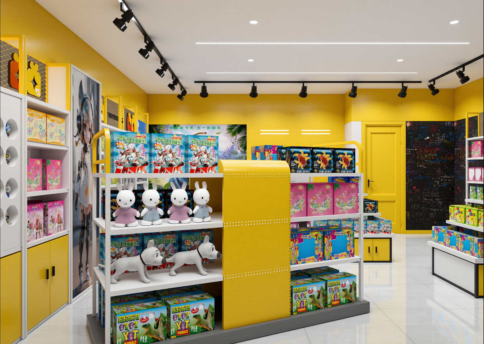 现代玩具礼品店3D模型下载【ID:1215127612】