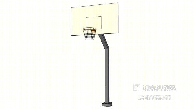 篮球架SU模型下载【ID:47792308】
