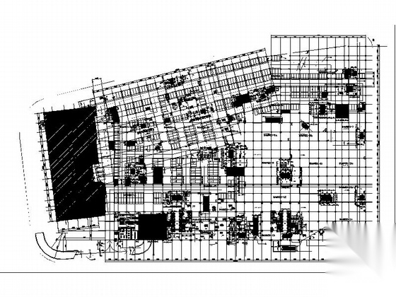 [湖南]高层知名地产商业广场建筑施工图施工图下载【ID:165401130】