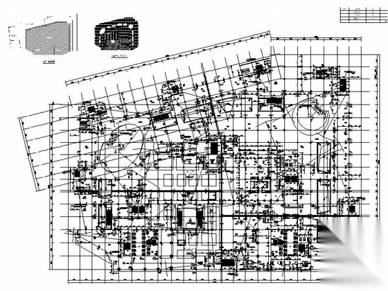 [湖南]高层知名地产商业广场建筑施工图施工图下载【ID:165401130】