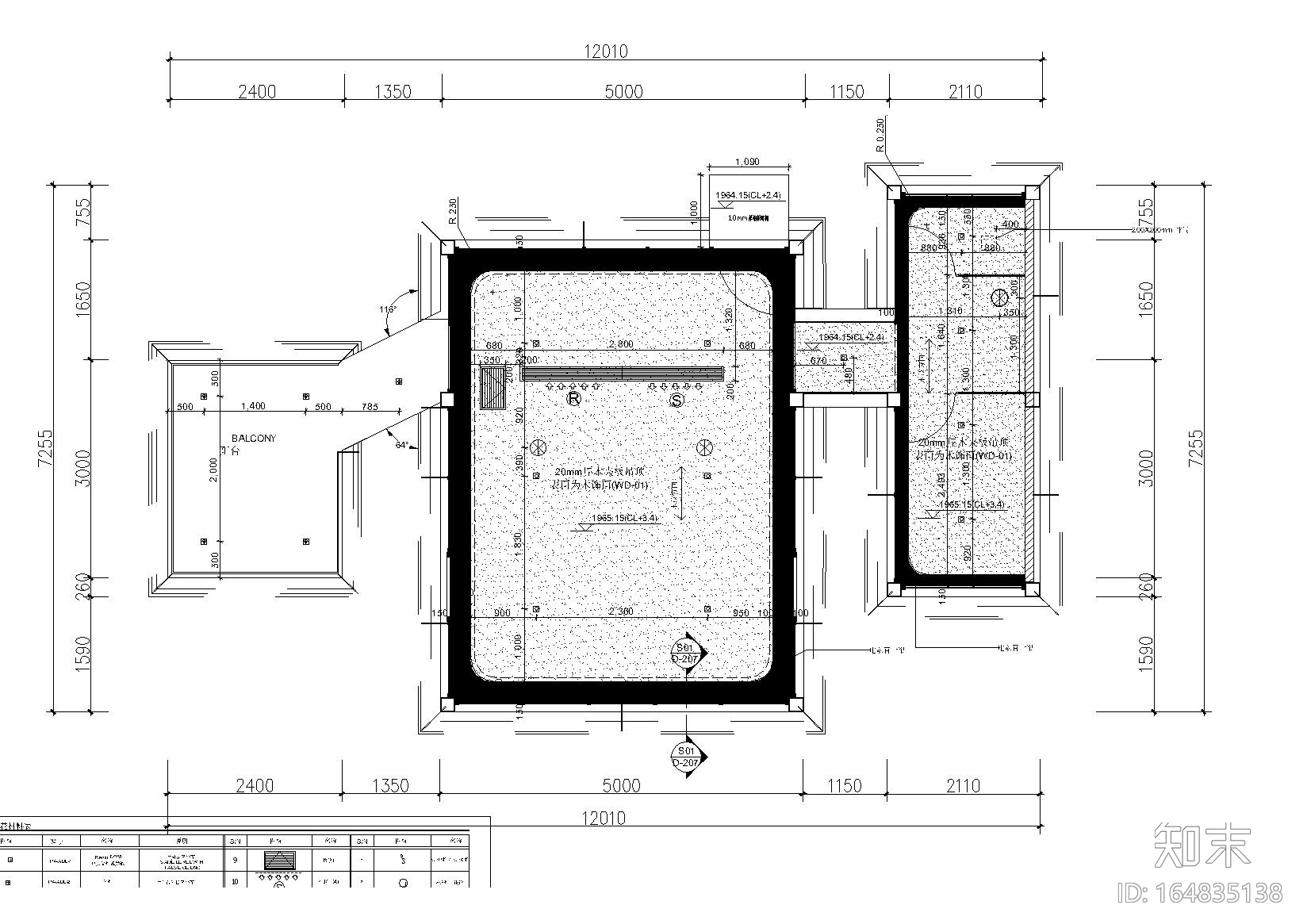 [云南]板栗林P4户型树屋体验住宅施工图cad施工图下载【ID:164835138】