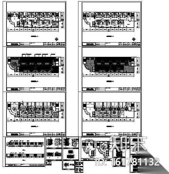 汉中酒店施工图cad施工图下载【ID:161781132】