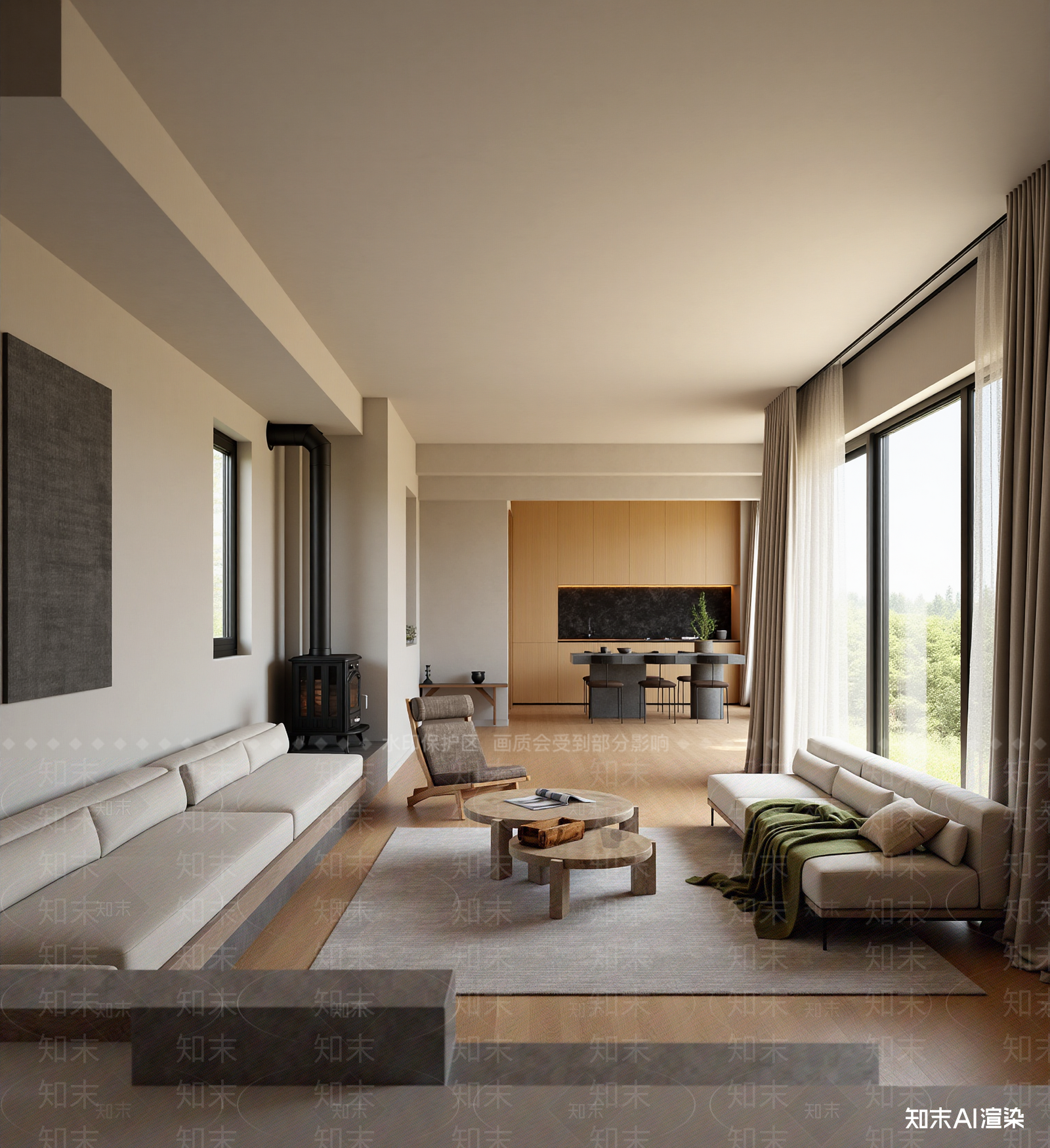 现代客餐厅3D模型下载【ID:1221653039】