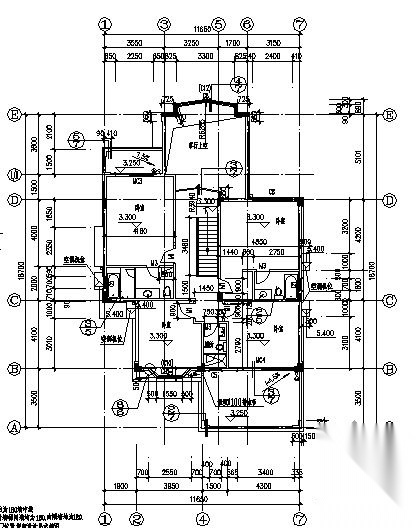 某二层别墅建筑施工图cad施工图下载【ID:149904175】