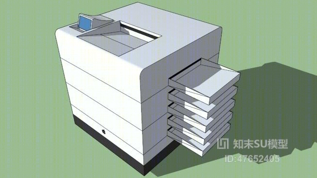 打印机SU模型下载【ID:47652405】