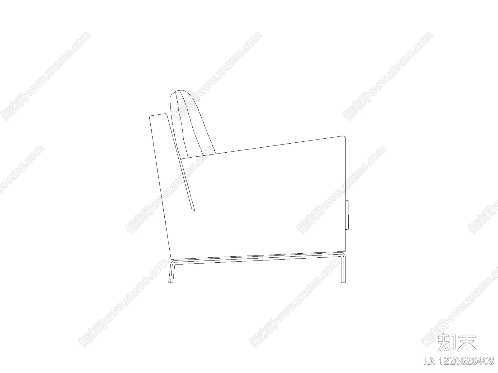 现代,意式沙发CAD图纸