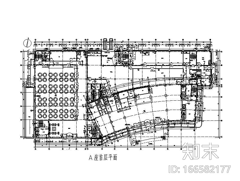 20层框架剪力墙cad施工图下载【ID:166582177】