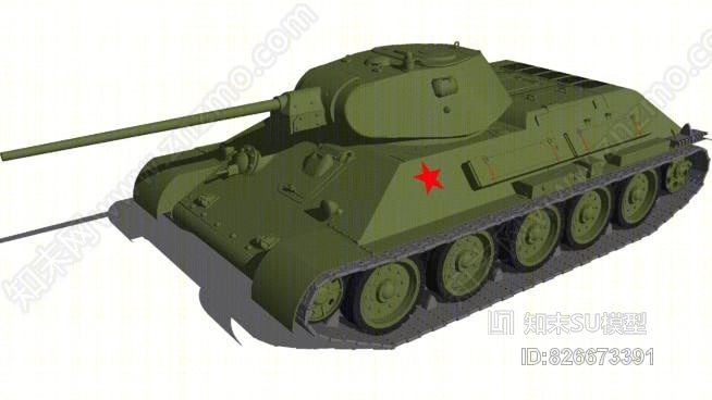 T-34SU模型下载【ID:826673391】