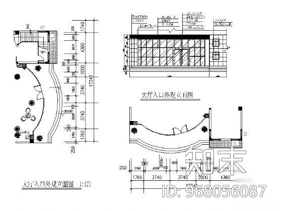 [广东]六层贸易公司办公楼装修图cad施工图下载【ID:968056087】