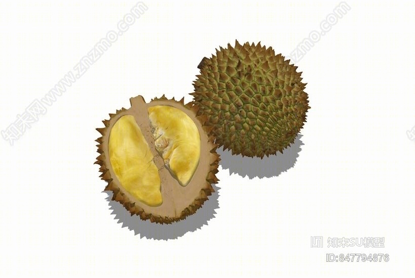 榴莲SU模型下载【ID:847794876】