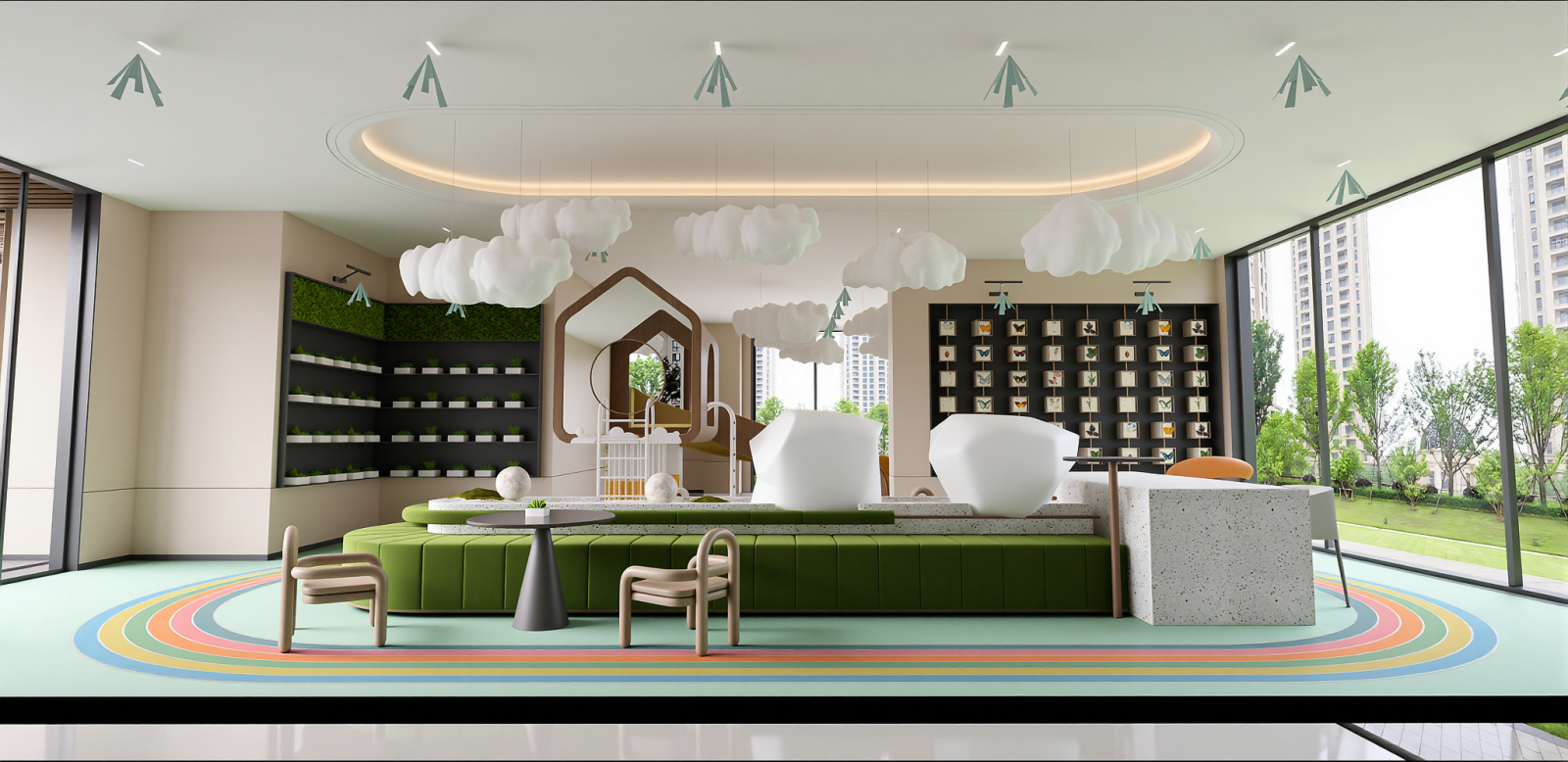 现代儿童玩具房SU模型下载【ID:1215200684】