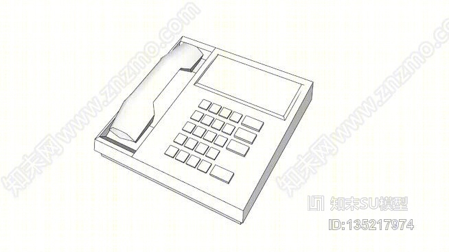 电话SU模型下载【ID:135217974】