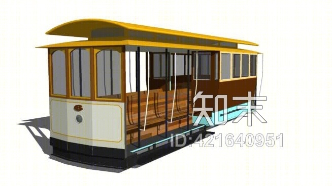 缆车SU模型下载【ID:421640951】