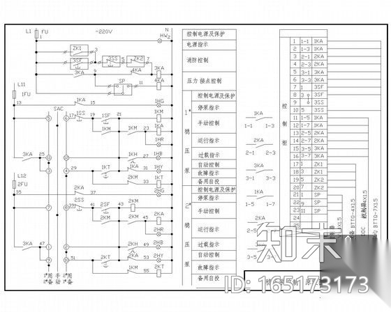 常用电气控制设计图42张（全套CAD图集）cad施工图下载【ID:165173173】