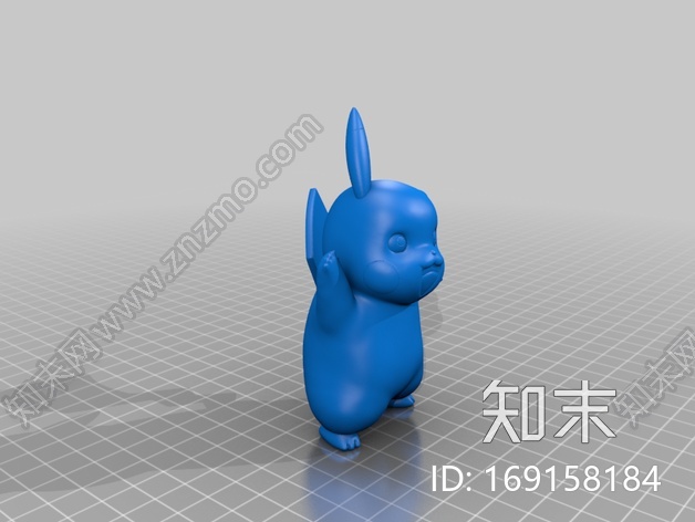皮卡丘宠物小精灵CG模型下载【ID:169158184】