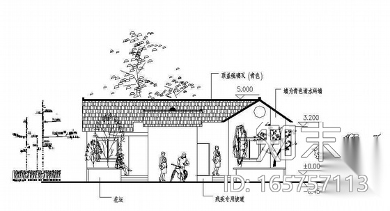 [桂林]某镇特类旅游公厕方案cad施工图下载【ID:165757113】