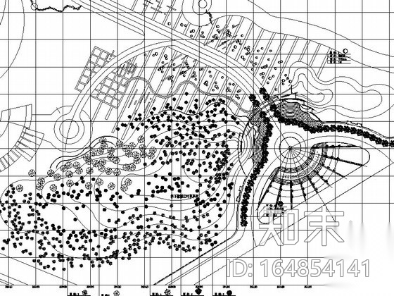 校园公共绿地植物种植绿化工程施工图施工图下载【ID:164854141】