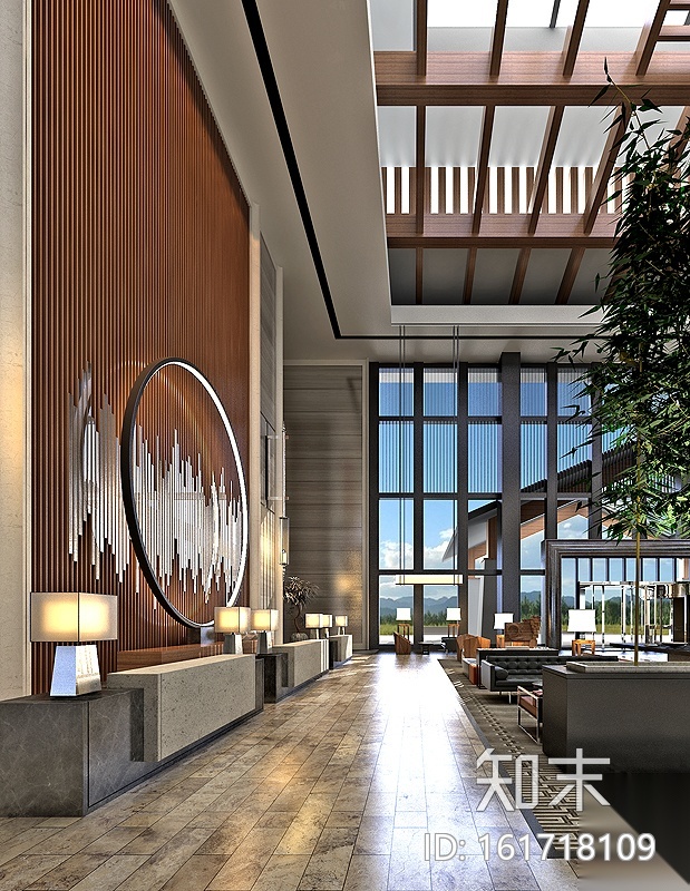 [福建]上杭客家缘酒店工程施工图+效果图cad施工图下载【ID:161718109】