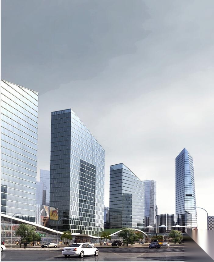 [福建]滨海经济开发区总体城市设计及核心区详细设计cad施工图下载【ID:161036131】