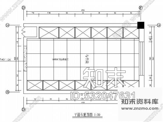 施工图现代酒店布草间装修图cad施工图下载【ID:532047631】