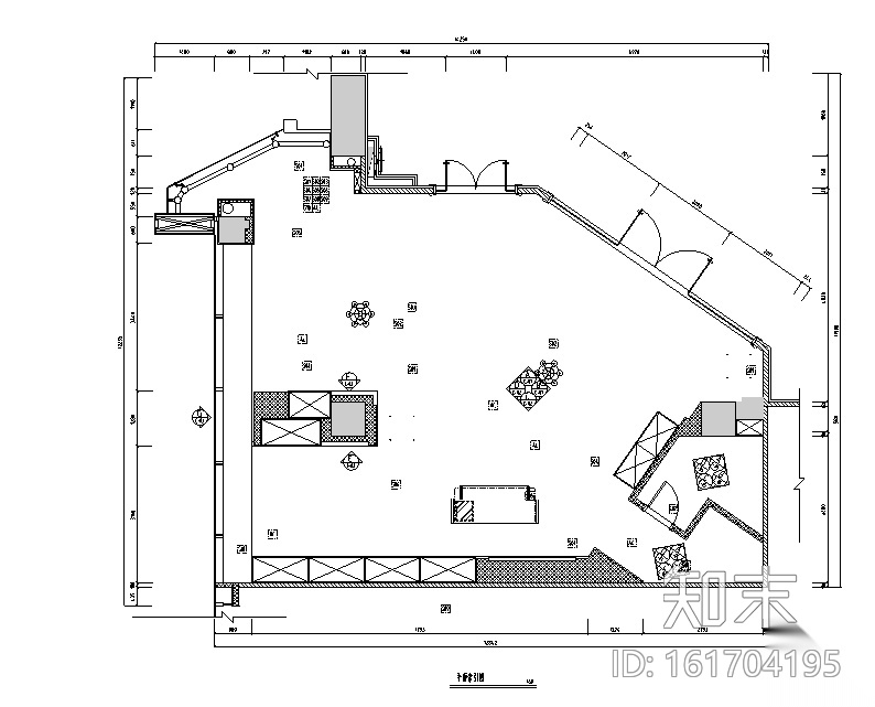 GUCCI专卖店设计施工图（附效果图）cad施工图下载【ID:161704195】