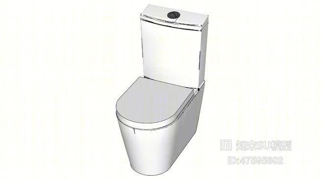 马桶SU模型下载【ID:719301184】