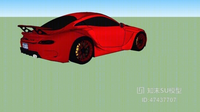 跑车SU模型下载【ID:517981167】