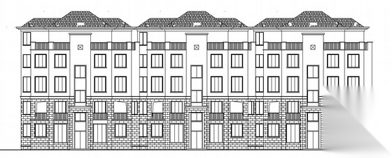 [晋江]某国际新城七期楼群组团（别墅四款，沿街住宅、地...cad施工图下载【ID:165934105】