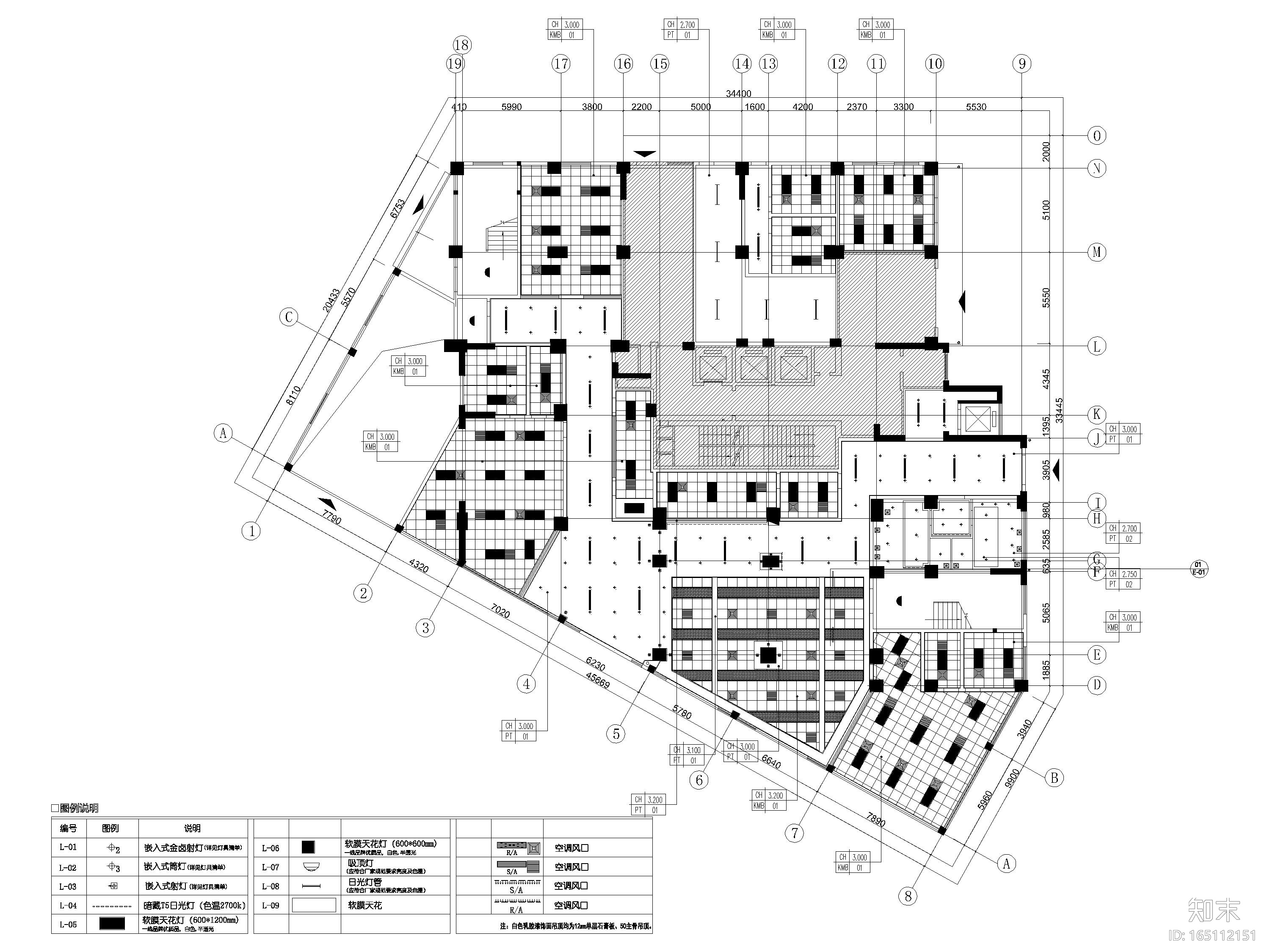 [贵州]道真县五层中医院设计施工图+电气图cad施工图下载【ID:165112151】