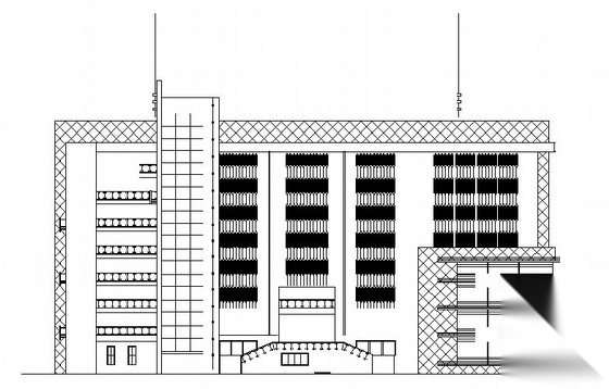 江苏省某大学东校区实验楼建筑施工图cad施工图下载【ID:151565150】