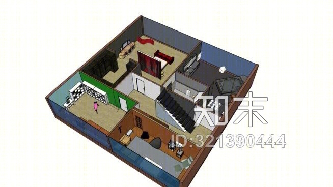 立方体1SU模型下载【ID:321390444】