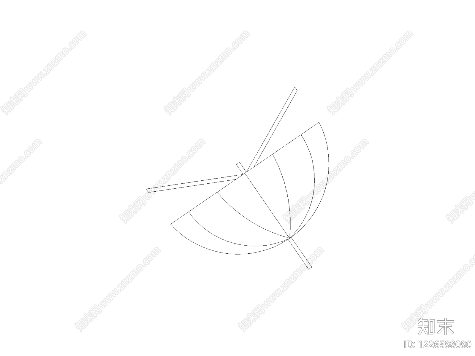 现代装饰线条CAD图纸