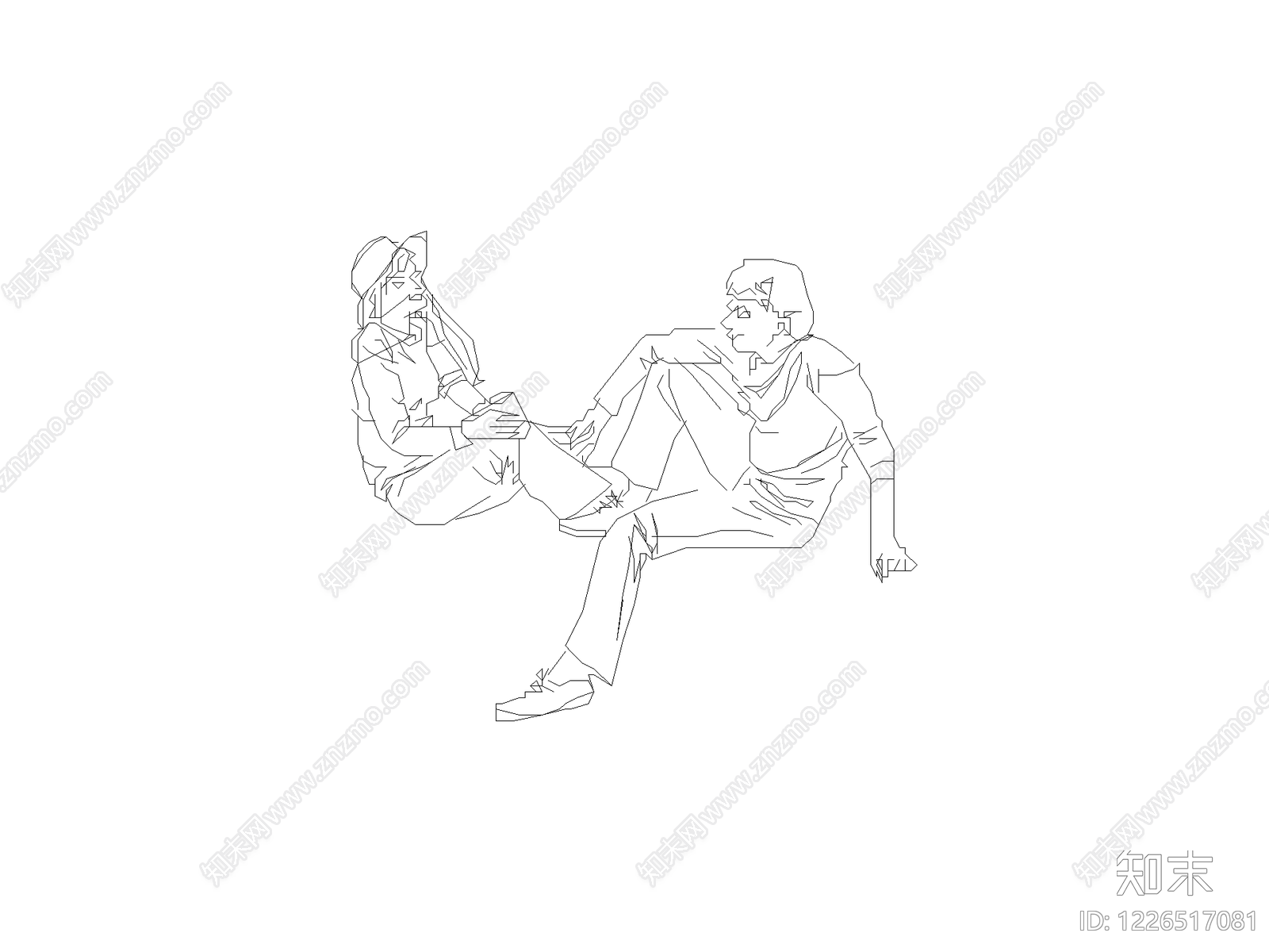 人物CAD图纸