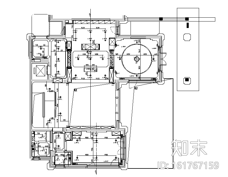 [北京]合相府园文化别墅设计施工图（附效果图）cad施工图下载【ID:161767159】