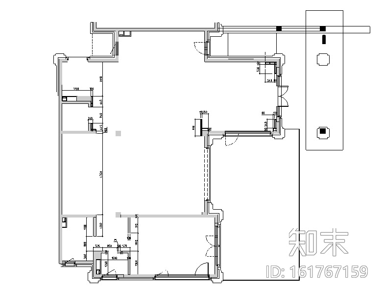 [北京]合相府园文化别墅设计施工图（附效果图）cad施工图下载【ID:161767159】