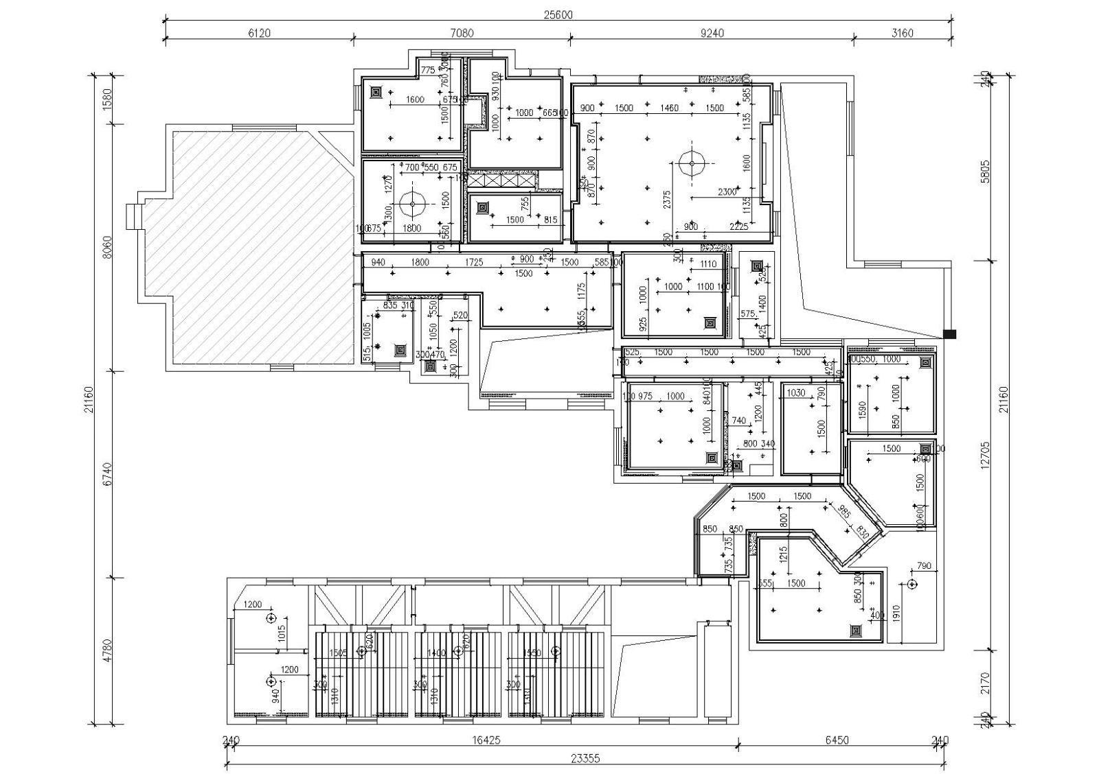 上海皮肤病医院室内装饰设计施工图+效果图cad施工图下载【ID:160651127】