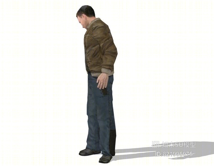 3D人物SU模型下载【ID:821995075】