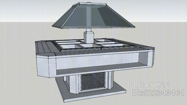 自助式佛塔SU模型下载【ID:522343464】