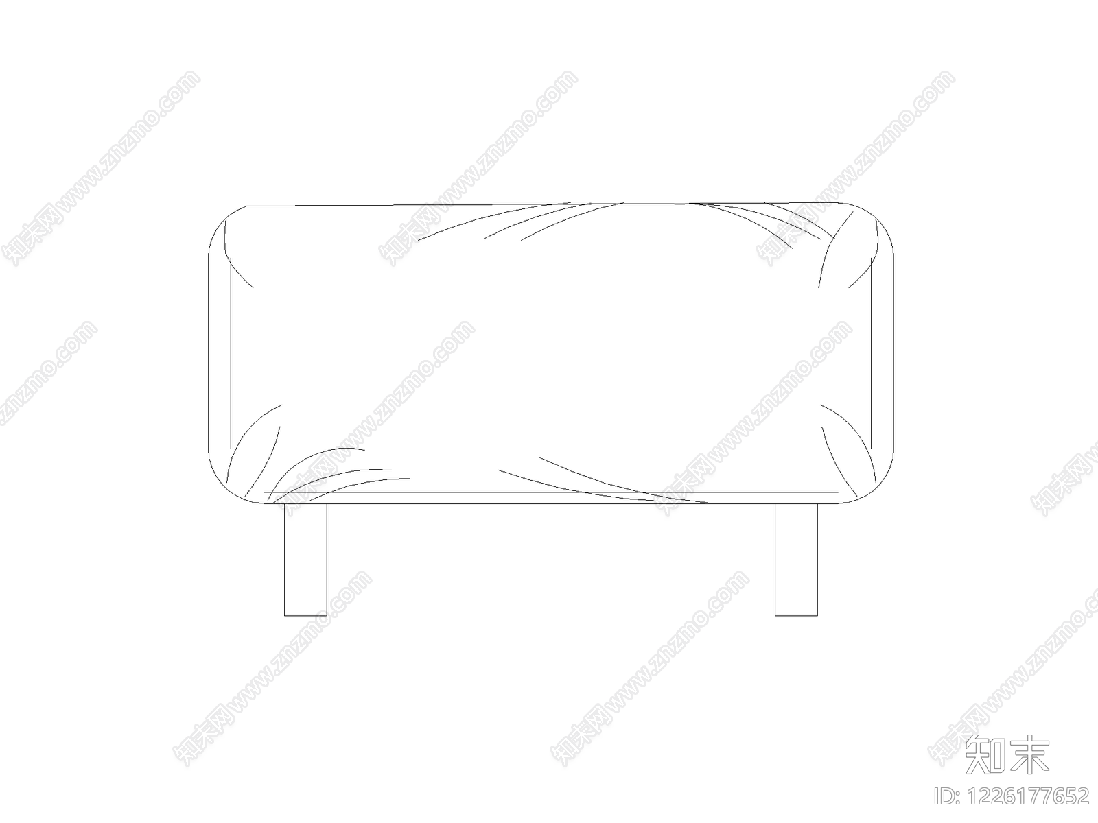 沙发cad施工图下载【ID:1226177652】