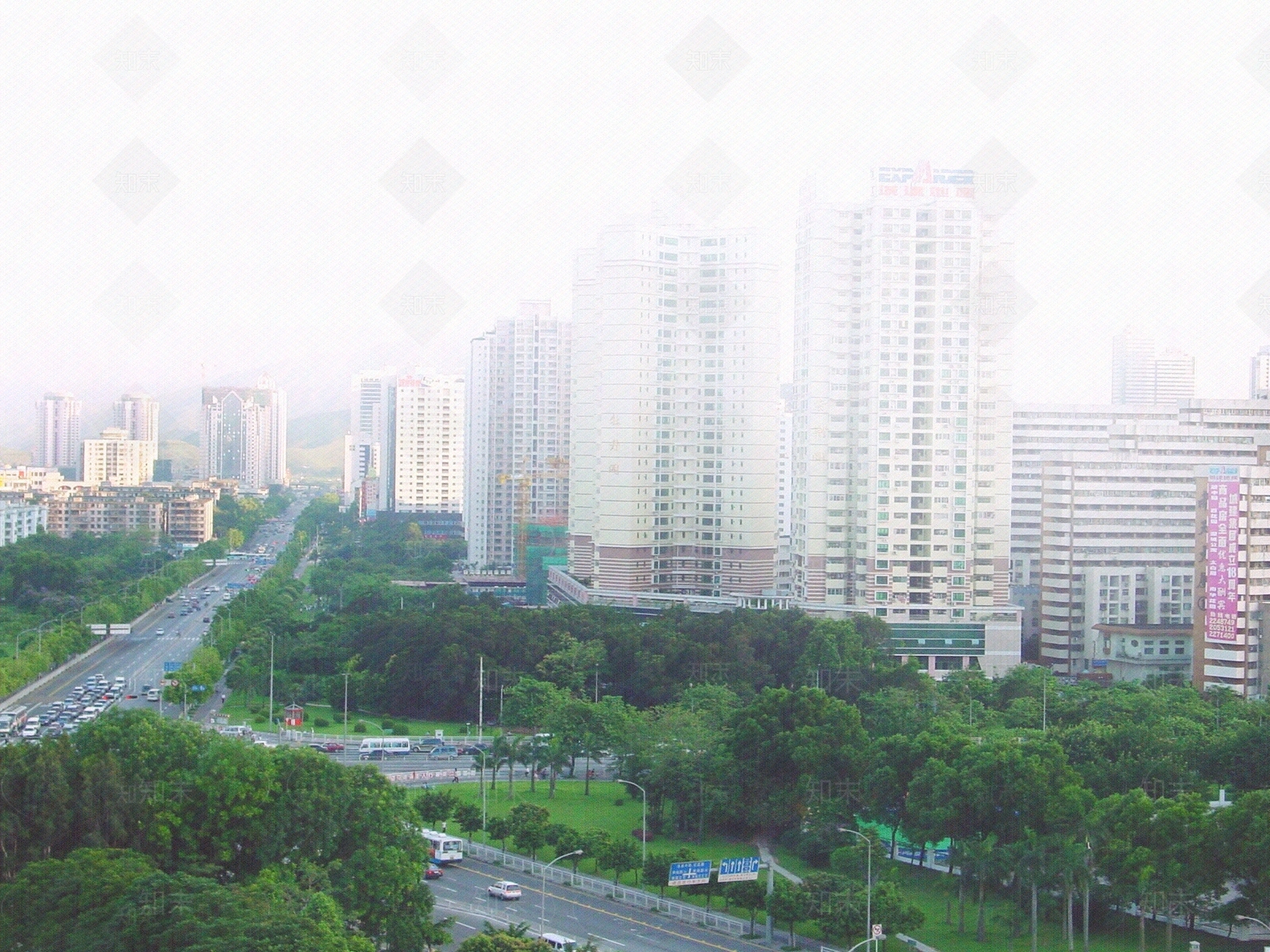 白天都市外景贴图下载【ID:178213249】