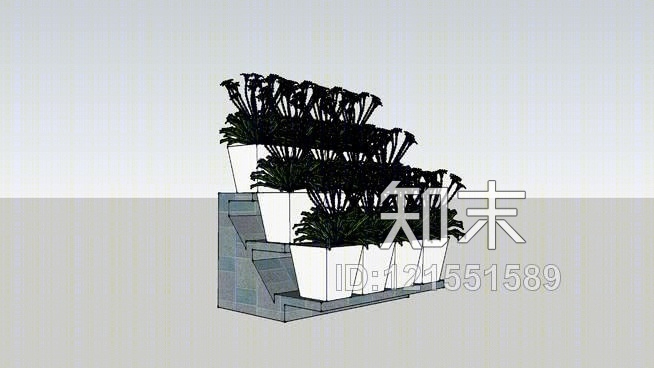 花架SU模型下载【ID:121551589】