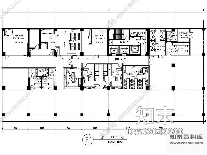 施工图北京某快捷酒店装修图施工图下载【ID:532046600】