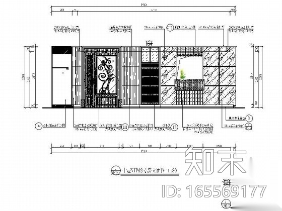 [大连]欧式夜总会包房室内施工图cad施工图下载【ID:165569177】